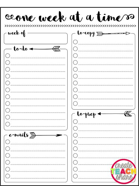 Summertime Revamp 3 Teacher To Do List FREEBIE Teacher 