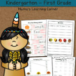 Thanksgiving Worksheet Packet For Kindergarten And First Grade Mamas