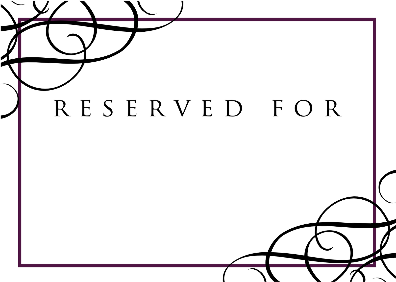 Top Free Printable Reserved Seating Signs Russell Website