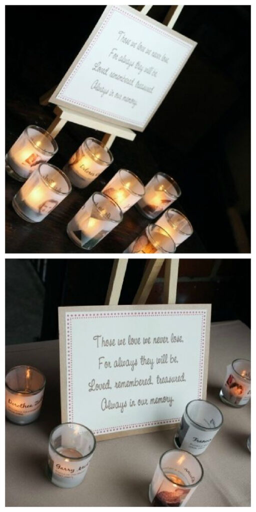 Unique Wedding Memorial Ideas In Loving Memory DIYs