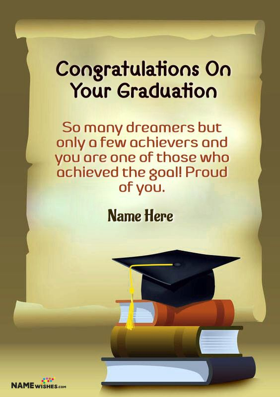 Wants To Congratulate Your Friend On His Graduation Try These 