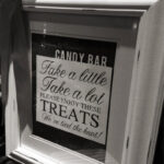 Wedding Candy Bar Sign Etsy