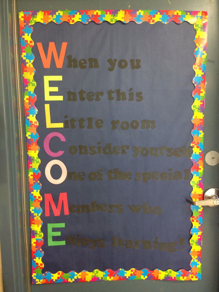 Welcome To Our Class Door Decoration For Third Grade Thanksgiving 