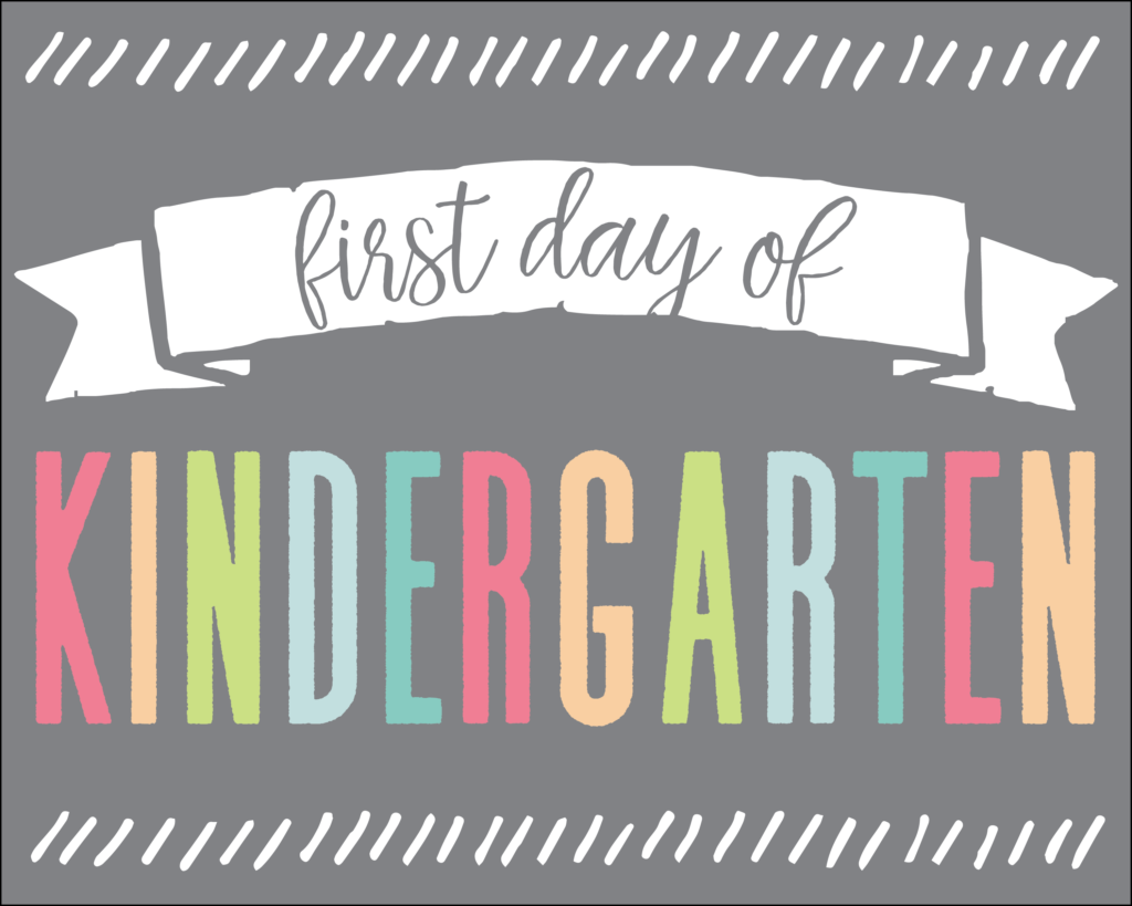 24 Colorful First Day Of School Signs KittyBabyLove