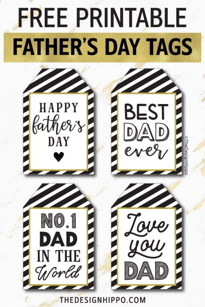 4 Free Father s Day Printable Gift Tags Father s Day Printable Gift 