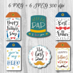 6 Printable Father s Day Gift Labels Father s Tags Father s Day