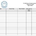 9 Free Sample Parent Sign In Sheet Templates Printable Samples