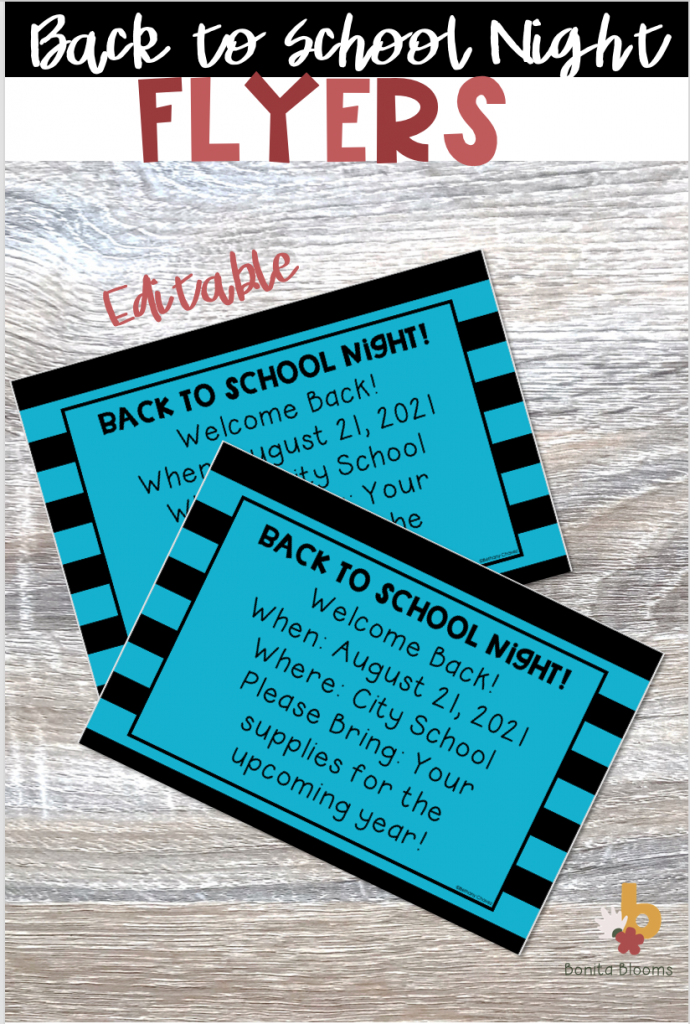 Back To School Night An Easy Teacher Guide Back To School Night 