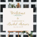 Bridal Shower Welcome Sign Printable Welcome To Bridal Shower Sign