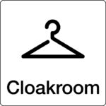 Cloakroom Sign Stocksigns