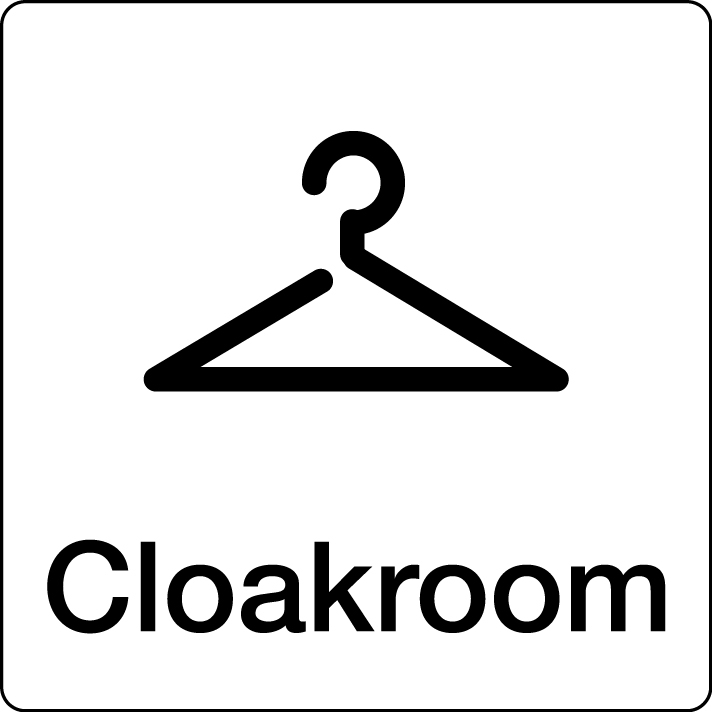 Cloakroom Sign Stocksigns