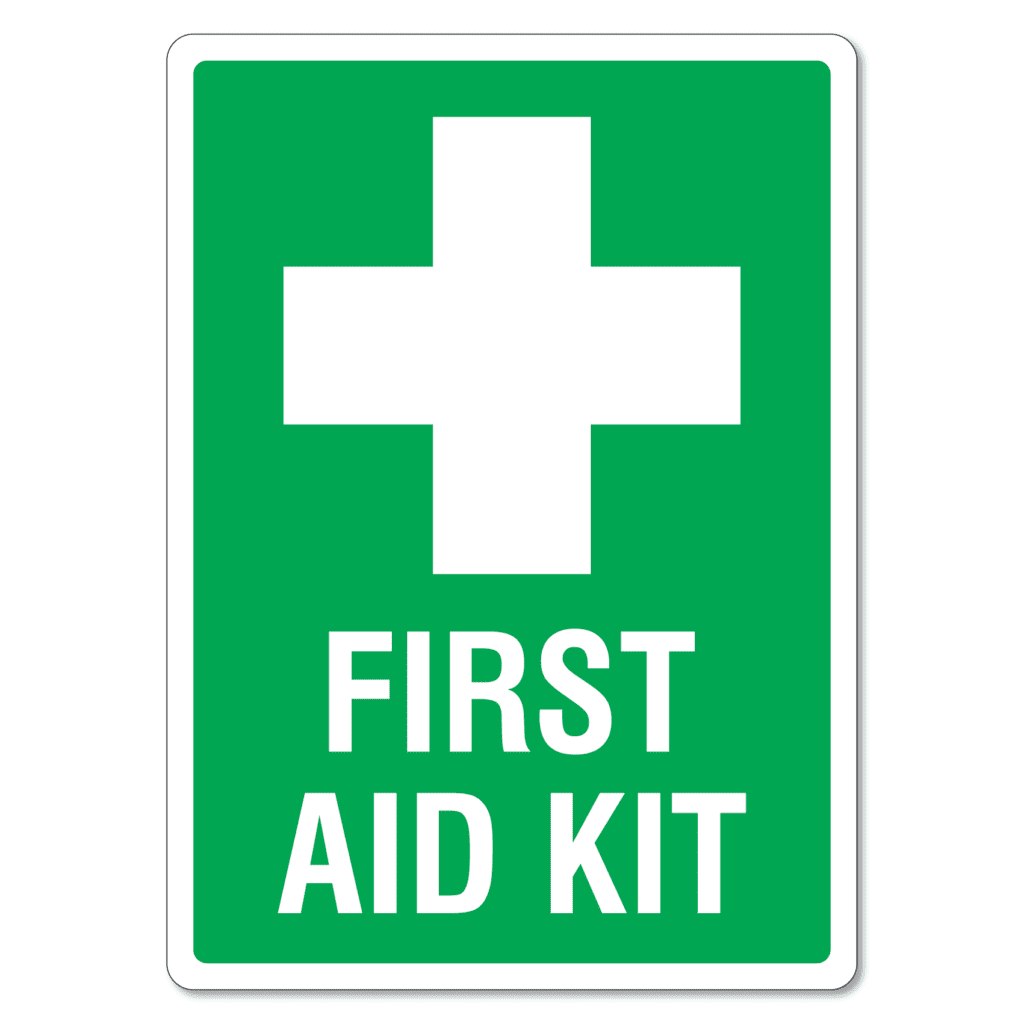 First Aid Kit Sign The Signmaker