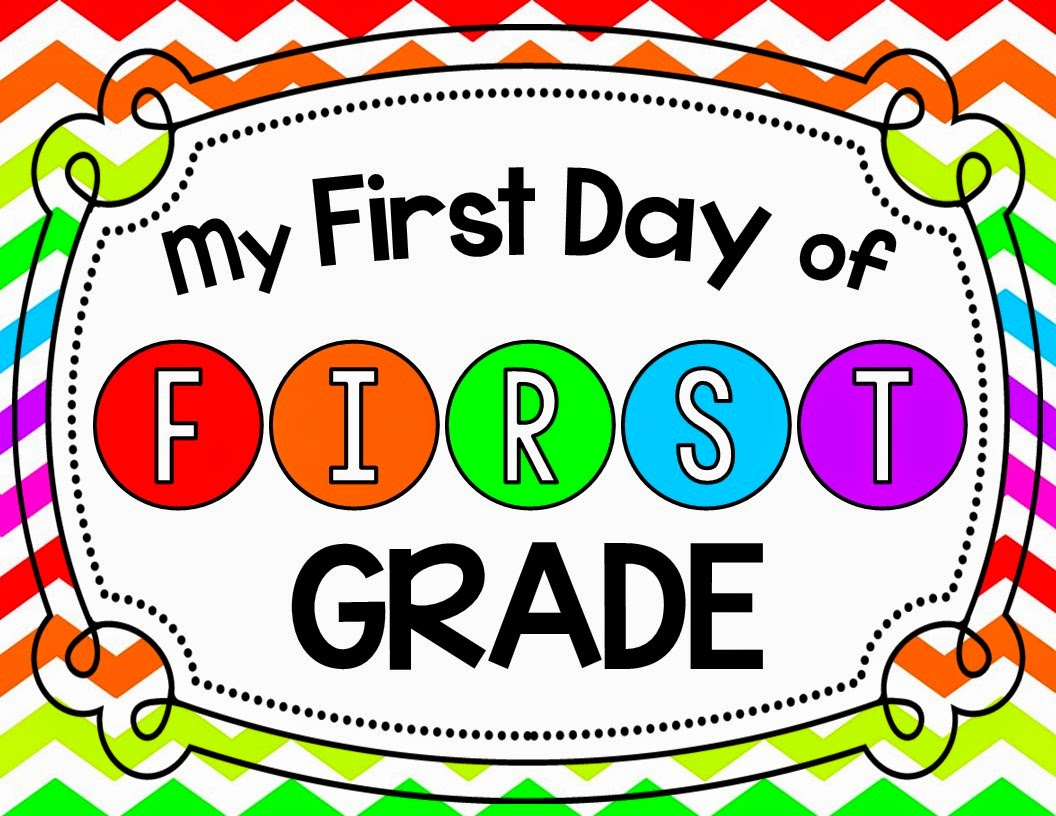 First Day Of First Grade Sign FREEBIE Mrs Gilchrist s Class