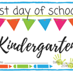 First Day Of Kindergarten ClipArt Best