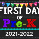 First Day Of Pre K 2021 2022 Etsy