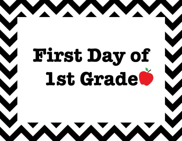 First Day Of School Free Printable Frog Prince Paperie School Signs 