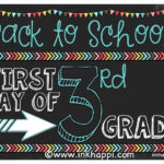 First Day Of Second Grade Free Printable Sign Free Printable