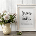 Forever In Our Hearts Sign In Loving Memory Sign Wedding Signs