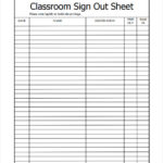 FREE 13 Sign Out Sheet Templates In PDF MS Word Excel