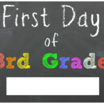 FREE Back To School Printable Chalkboard Signs For First Day Of School