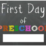 FREE Back To School Printable Chalkboard Signs For First Day Of School