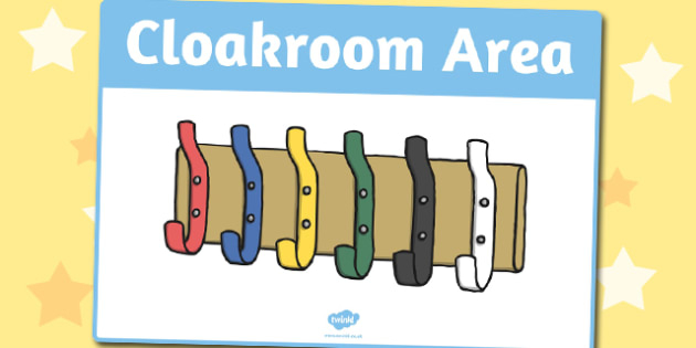 FREE Cloakroom Area Sign teacher Made 