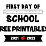 FREE PRINTABLE 2021 2022 Back To School Signs Balancing The Chaos