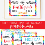 Free Printable First Day Of School Signs 2020 2021