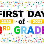 Free Printable First Day Of School Signs 2020 Happiness Is Homemade