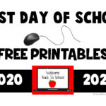 FREE PRINTABLES 2020 2021 First Day Of School Signs Balancing The