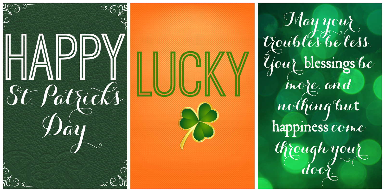 Glam Glitz And Glue Sticks FREE Printable St Patrick s Day Signs