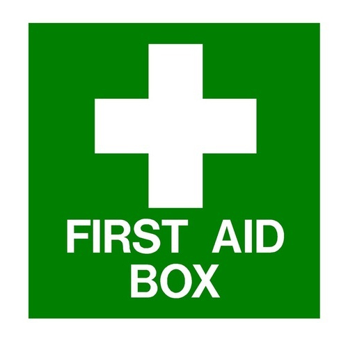 Green White First Aid Sign Board Shape Square Rs 250 unit ID 