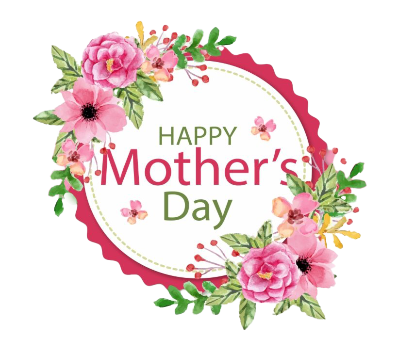 Happy Mothers Day Text Transparent PNG All