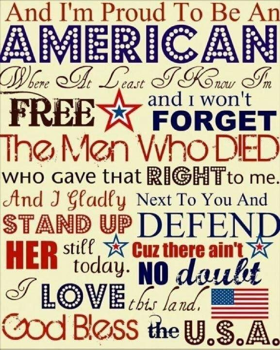 I m Proud To Be An American Fourth Of July Quotes July Quotes I 