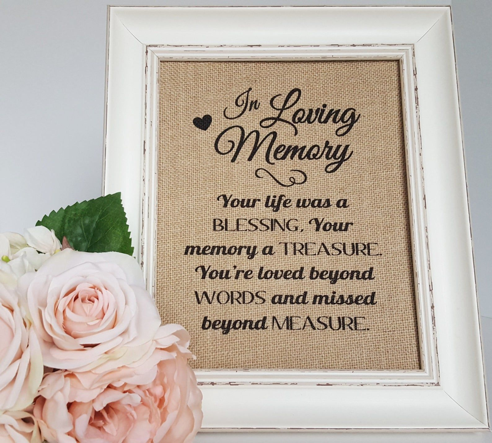 In Loving Memory Wedding Sign Wedding Remembrance Memory Etsy 