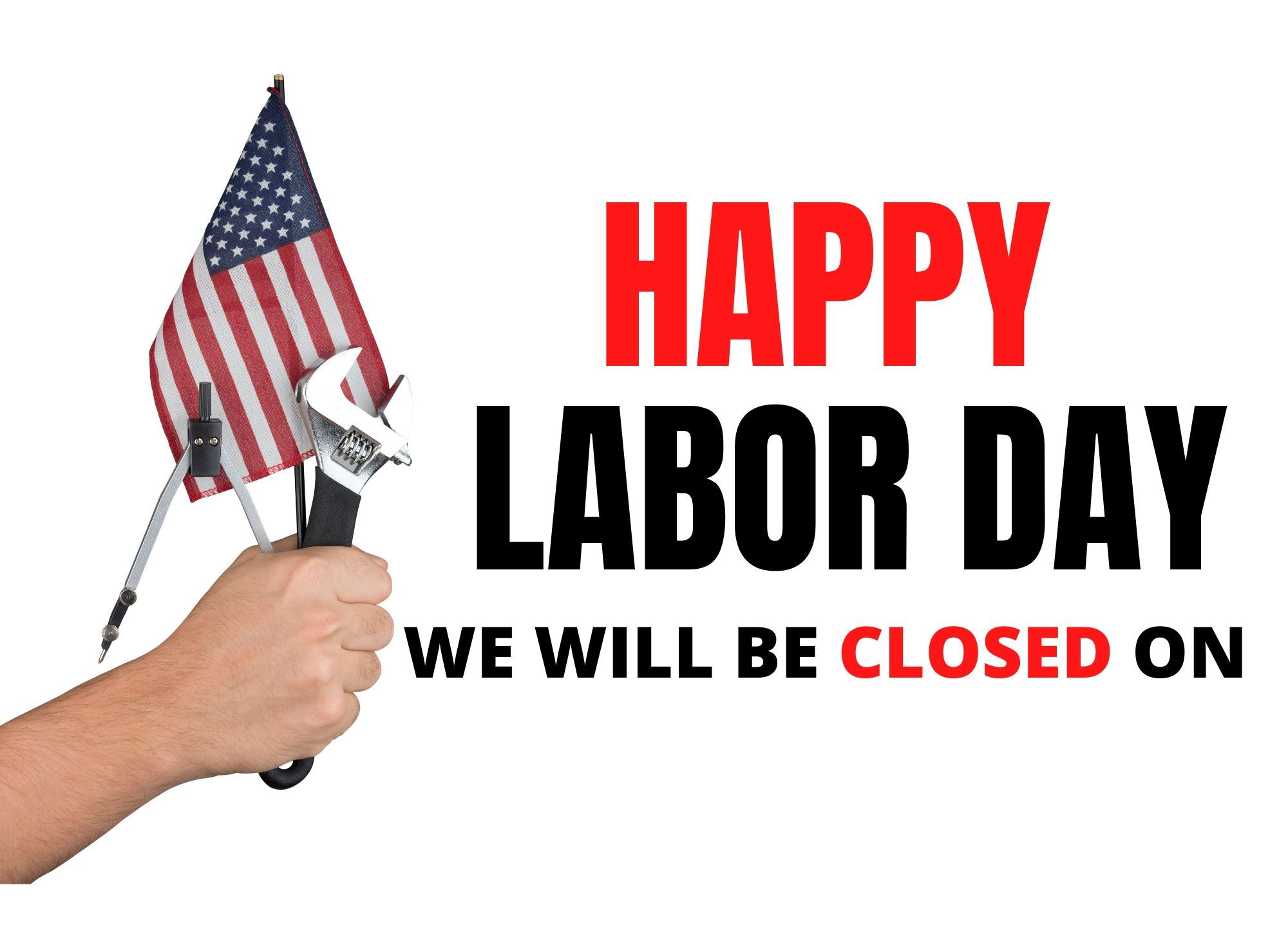 Printable Sign Closed For Labor Day 2024