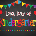 Last Day Of Kindergarten Last Day Of School Chalkboard Sign Etsy