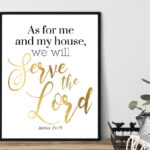 Patterned Pomegranate Printable Scripture Sign Inspirational Quote