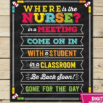 Personalized Printable School Health Office Poster Pediatric Etsy