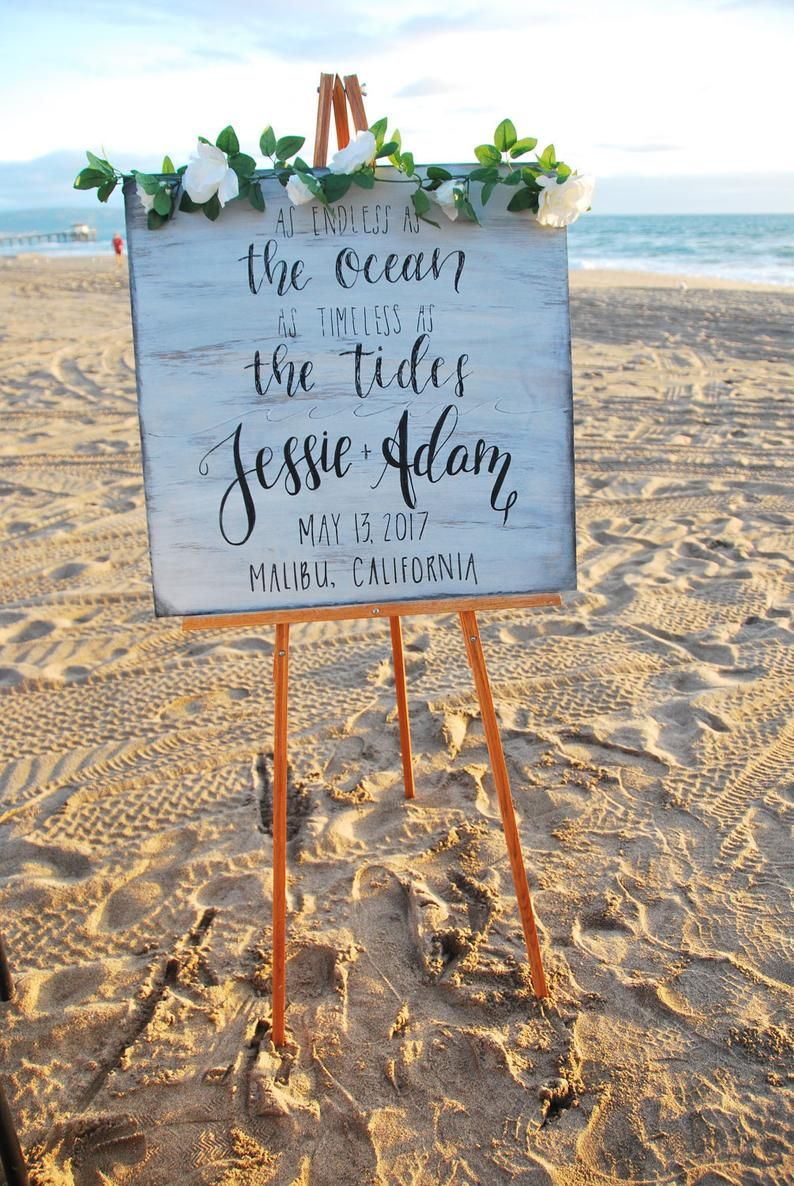 Pin On Beach Theme Wedding