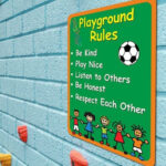 Playground Rules Sign Signs2Schools