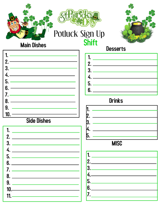 Potluck Template PosterMyWall