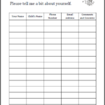 Sign in Sheet For Open House Free To Print PDF File School Open