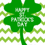 St Patrick s Day Decor PRINTABLE Happy St Patrick s Day Shamrock