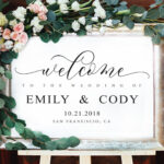 Wedding Welcome Sign Template Wedding Welcome Sign Printable Etsy In