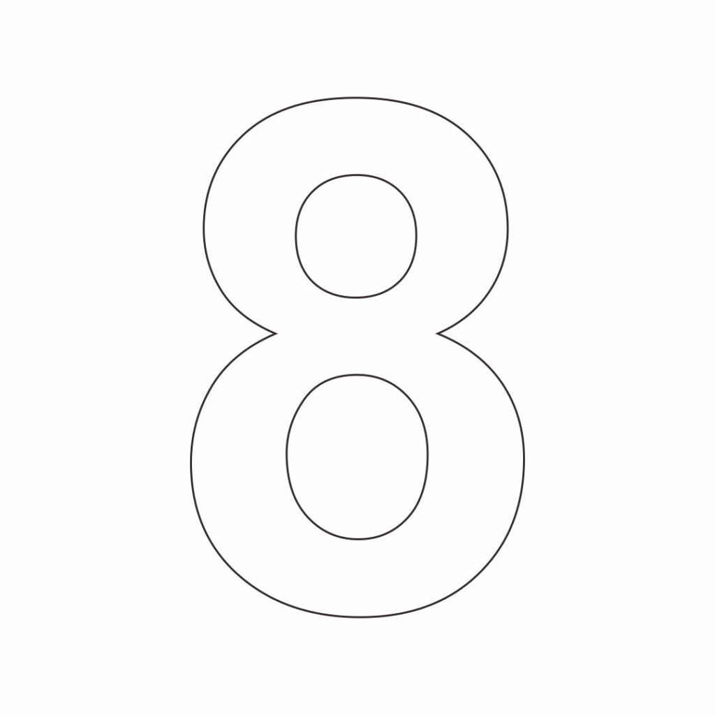 10 Best Printable Block Numbers 1 10 Printablee