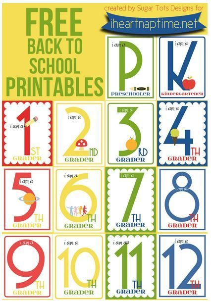 10 First Day Of School Picture Ideas Printables TheSuburbanMom 