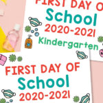 2020 2021 First Day Of School Signs Modern Mom Life