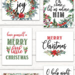 6 FREE Printable Christmas Signs Six Clever Sisters