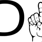 Asl Sign Language Letter D Coloring Page Printable